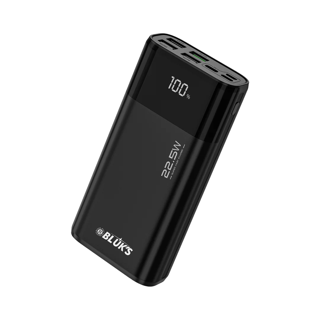 Bluks BX-305 (20000mah) Fast Charging Power Bank – Portable Mobile Charger